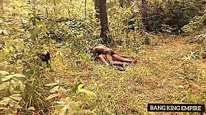 Bbw outdoor bush porn with former college mate!