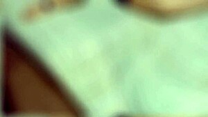 Footjob Leads To Cum On Natural Big Tits Feet