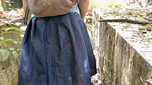 Curvy Asian College Babe Gets Fucked In Abandoned Cemetery