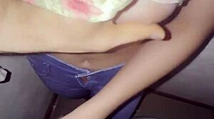 Skinny Babe's First Time Fuck In Public Bathroom At Party