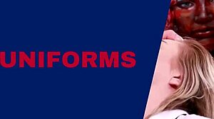 Two British Girls Suck Cock, Swallow Cum in FFM Scene.