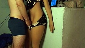 At night, I become the submissive fuck doll for my stepfather in homemade sessions