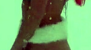 Skinny girl with small tits flashes and orgasms outdoors in garden