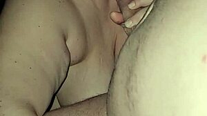 milf cougar boldly sucks big cock with her huge tits bouncing.