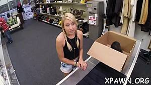 slut sucks cock and gets pussy fucked rough