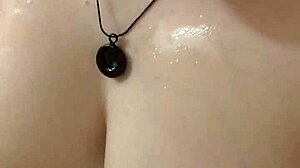 this tomboy does a striptease and has orgasms in the bathtub