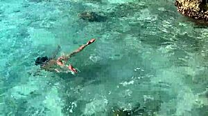 Did monika fox stop the bus to swim naked in the sea with pierced nipples?