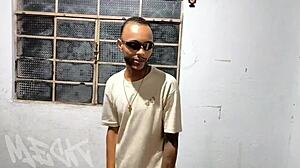 hot girl from club joins gangbang at home