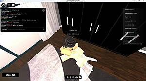 Fucking the gringa prostitute in Roblox condo