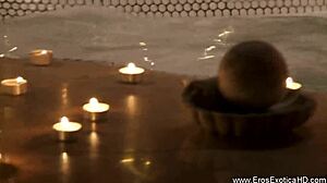 Beautiful Blonde Indian Lover Gives Intense Blowjob Before Relaxed Assfucking Session