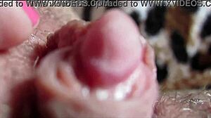 Big Clit Orgasm Close-Up View