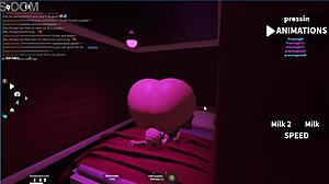 lesbian sex with fembull futa, bimbo style, so intense 😏