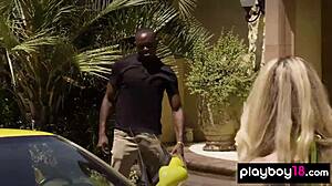 Bubble-Covered Ebony Milf Misty Stone And Nude Teen Gfs Washing Car In Outdoor Snow Scene