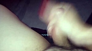 Neighbor watches porn and jerks me off for cumshot 😏