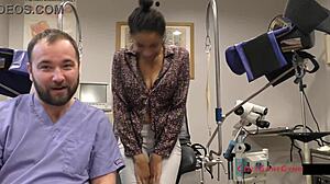 big tits asian nurse in latex screams during curly ass banging