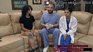 intriguing perverted podiatrist nicole luva sucking backstage