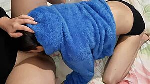 Girlfriend Licks Friend's Wet Brunette Pussy To Orgasm In Hot Sucking Session