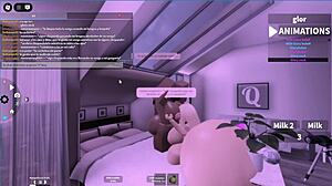 Latina lesbian bimbo fucks black futa slut!