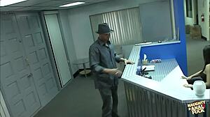 Holly West Bent Over for Cyrus King's Anal Pounding on Sofa