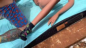 She helps stepson ejaculate at home and becomes sex toy with anal