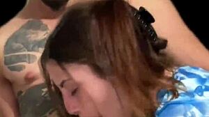 Massy Sweet Tests Her Stepsister's Throat with Payo Pro's Huge Cock in Sloppy Blowjob Scene