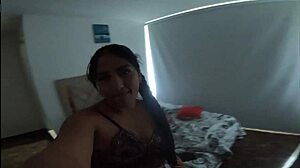 Stepsister teases me with her ass in lingerie