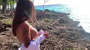 Did monika fox stop the bus to swim naked in the sea with pierced nipples?