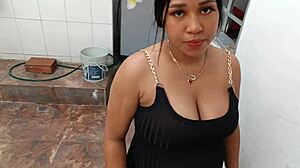 Keilimar Bent Over in Doggystyle with Boyfriend