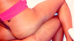 I Long Stroke Her Ebony Body in Lingerie Until I Bust on Big Tits