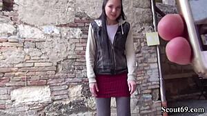 german scout - teen 18+y tata lilashi mit haariger fotze gefickt