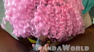 Mff threesome ebony slut shares sloppy bj and tiddy fuck with bbw slut