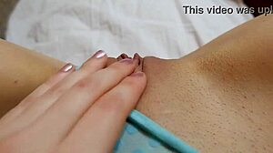 i caress my petite 18+ pussy after work, feeling so horny