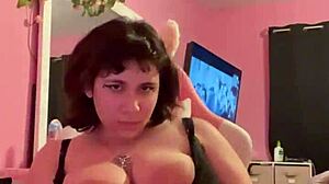 BBW Plays With Her Big Tits And Pussy Solo Masturbation