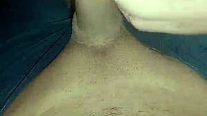 relentless masturbation of huge cock in pov style