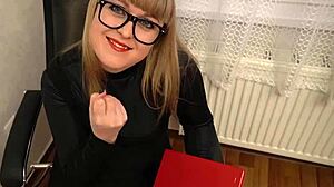 Desperate Secretary Sucks Boss's Cock To Save Her Job