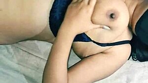 Big Boobs Hot Desi Indian Bhabhi With Saggy Tits And Hairy Beaver