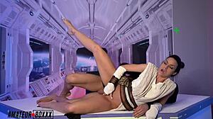 Rey Gets Mesmerized by Jaime Vine in Cosplay Costumes