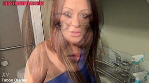 After office party with latina milf