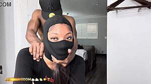 sexy booty chick fucks herself with dildo then gets real dick