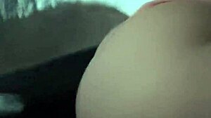 a student in pink panties pays for a taxi with sex