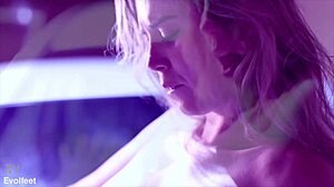 Licking perfect feet and wet pussy together