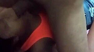 My stepdaughter gives blowjob to go out