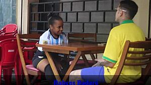 brazil lost the game but i got the argentine girl's ass in red sheer, full video