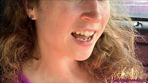 follow me in extra dirty cotton panty in bathroom