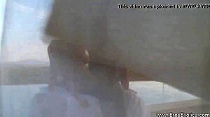 Feel the deep connection with May's big black cock in outdoor brunette scene