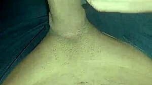 relentless masturbation of huge cock in pov style