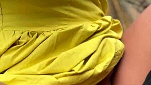 Shameless Slutty Young Wife Fucked on Porch by Husband