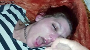 amateur milf deepthroats all the way!