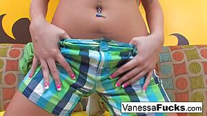 Vanessa decides to fuck her tight little 18+ puss