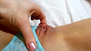 i caress my petite 18+ pussy after work, feeling so horny